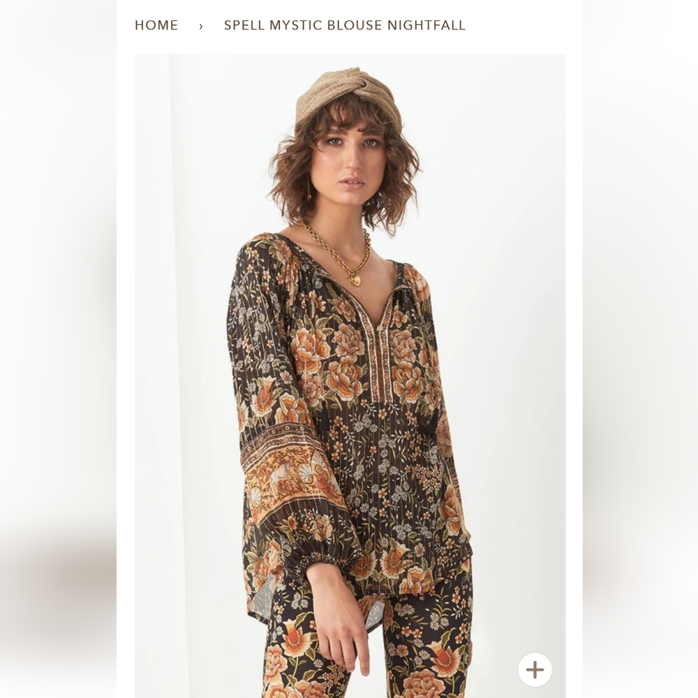 Spell Mystic nightfall blouse sz small